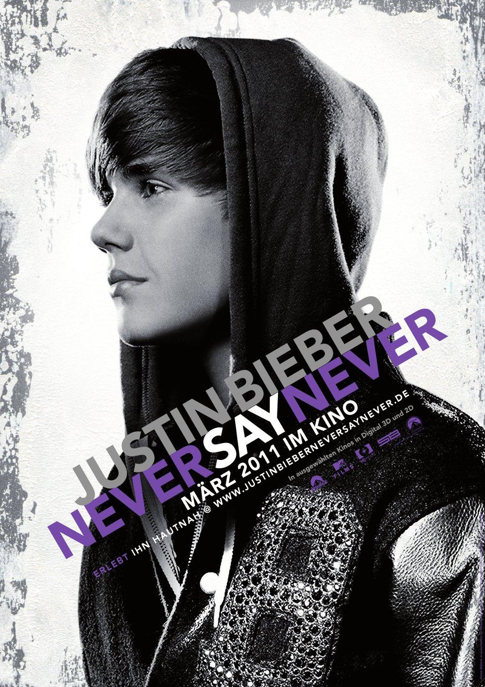 Justin Bieber: Never Say Never - Film - Never Say Never Justin Bieber Cover